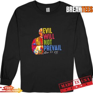 Pope Leo XIV Evil Will Not Prevail Colors T-Shirt 2