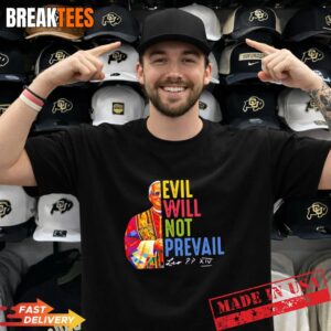 Pope Leo XIV Evil Will Not Prevail Colors T-Shirt