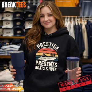 Prestige Worldwide Presents Boats And Hoes Party Boat T-Shirt 1