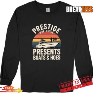 Prestige Worldwide Presents Boats And Hoes Party Boat T-Shirt 2