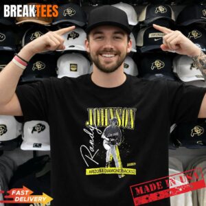 Randy Johnson Arizona Diamondbacks Baseball Signature T-Shirt