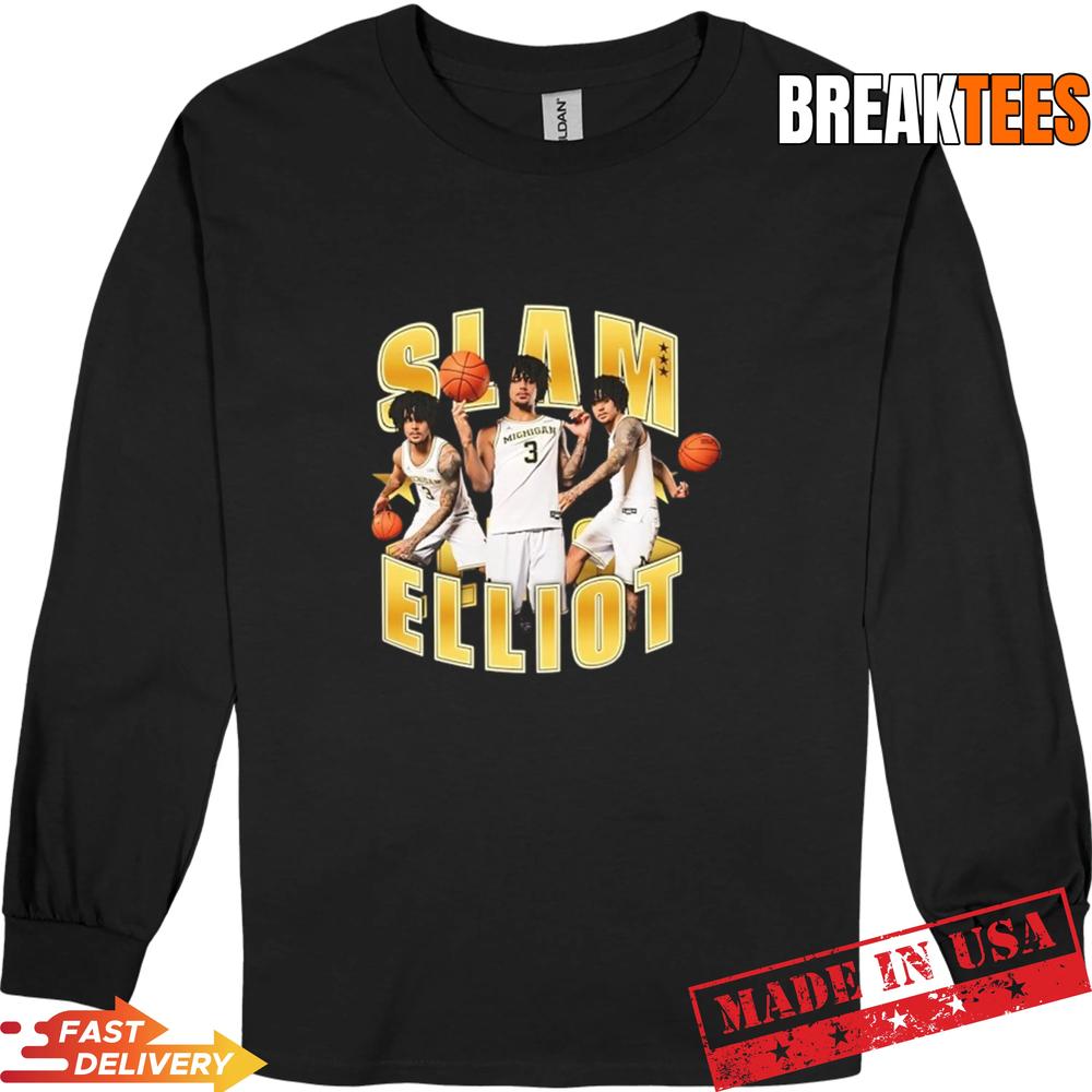 SLAM Elliot Cadeau Michigan Wolverines graphic Shirt SLAM Elliot Cadeau Michigan Wolverines graphic Shirt