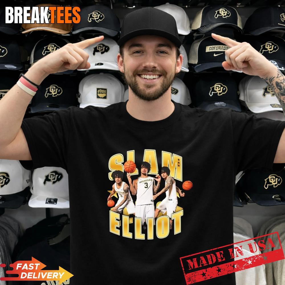 SLAM Elliot Cadeau Michigan Wolverines graphic Shirt SLAM Elliot Cadeau Michigan Wolverines graphic Shirt