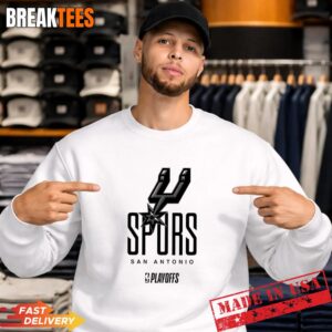 San Antonio Spurs NBA Playoff 2026 logo T-Shirt 3