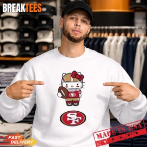 San Francisco 49ers Football x Hello Kitty Anime T-Shirt 3