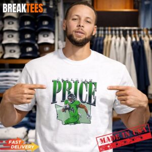 Seattle Seahawks Jadarian Price State Star Remix Football Map T-Shirt