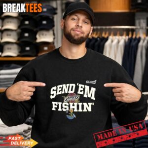 Send 'Em Fishin Cleveland Cavaliers NBA Playoffs 2026 T-Shirt 3