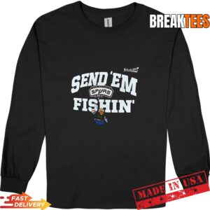 Send 'Em Fishin San Antonio Spurs NBA Playoffs 2026 T-Shirt 2