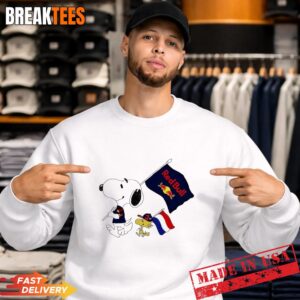 Snoopy and Woodstock Red Bull F1 flag Sweatshirt.jpg