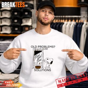 Snoopy old problems use solutions tried and true T-Shirt 3