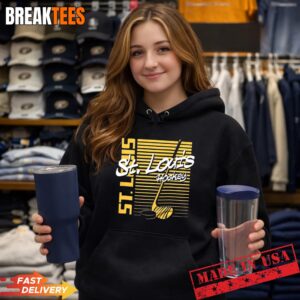 St. Louis hockey NHL St. Louis Blues sticks retro t-shirt 1