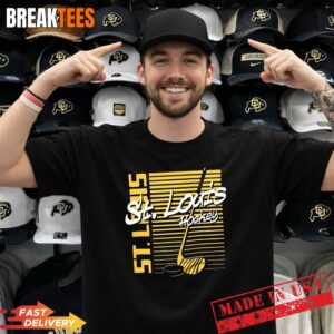 St. Louis hockey NHL St. Louis Blues sticks retro t-shirt