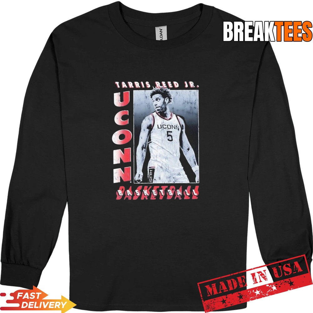Tarris Reed Jr UConn Huskies 2026 NCAA Men’s Basketball Vintage Graphic T-Shirt Tarris Reed Jr UConn Huskies 2026 NCAA Men’s Basketball Vintage Graphic T-Shirt