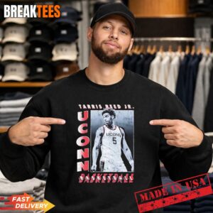 Tarris Reed Jr UConn Huskies 2026 NCAA Men's Basketball Vintage Graphic T-Shirt 1 Tarris Reed Jr UConn Huskies 2026 NCAA Men's Basketball Vintage Graphic Sweatshirt