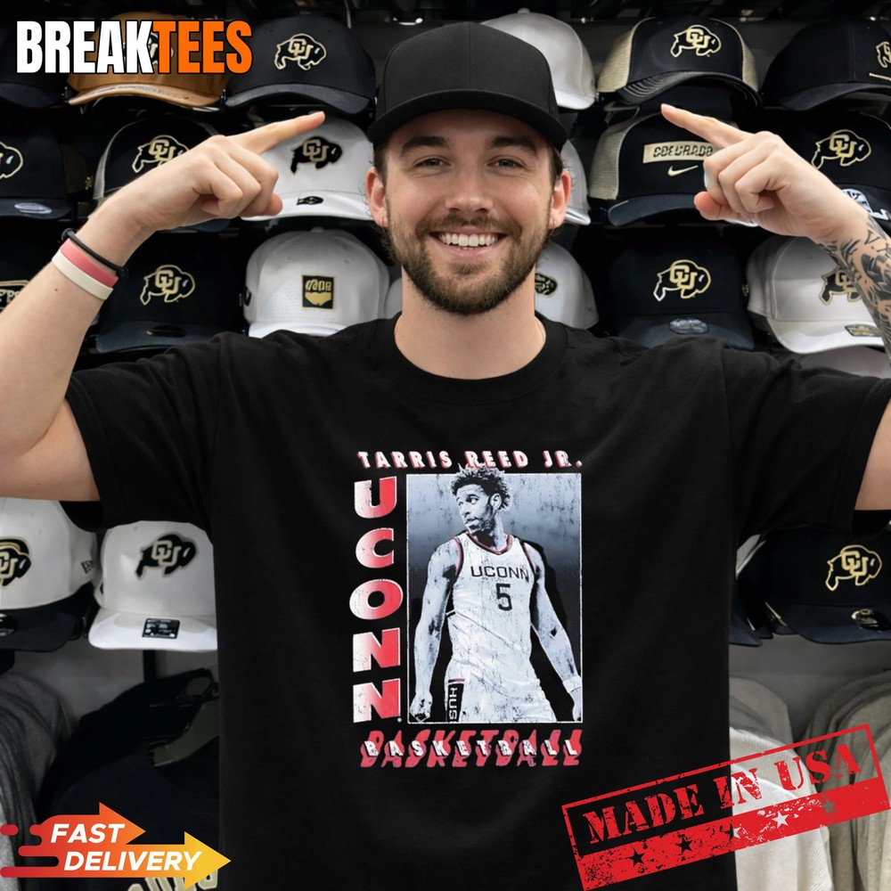 Tarris Reed Jr UConn Huskies 2026 NCAA Men’s Basketball Vintage Graphic T-Shirt Tarris Reed Jr UConn Huskies 2026 NCAA Men’s Basketball Vintage Graphic T-Shirt