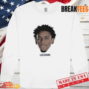Tarris Reed Jr UConn Huskies Big Head Basketball Player Graphic Long Sleve.jpg
