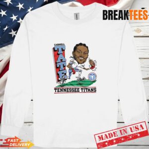 Tennessee Titans Carnell Tate NFL caricature T-Shirt 2