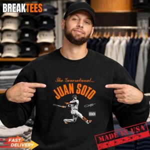 The Generational Juan Soto New York Mets Signature T-Shirt 3