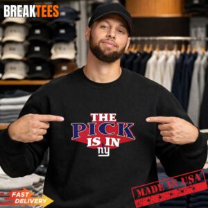The Pick is in New York Giants Football T-Shirt 3
