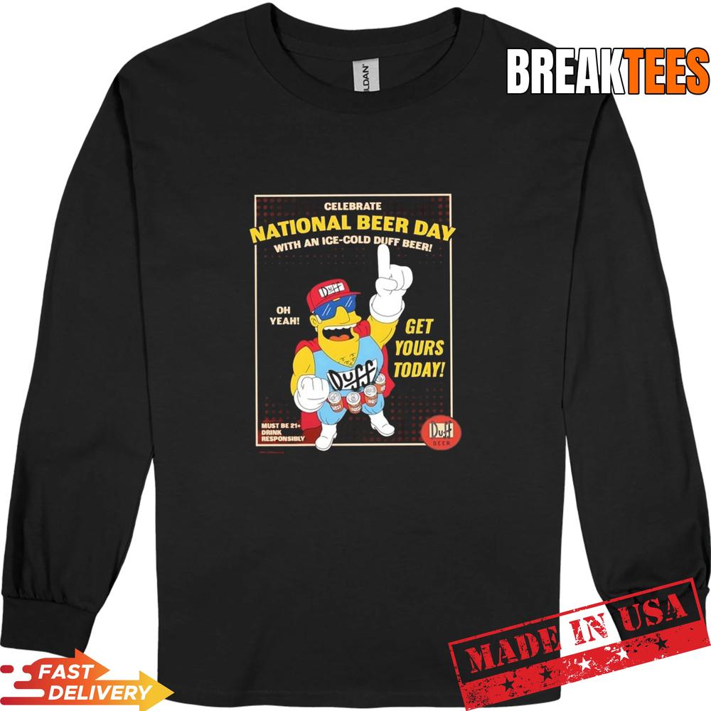 The Simpsons 2026 National Beer Day T-Shirt The Simpsons 2026 National Beer Day T-Shirt