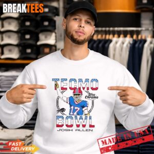 Topps Chrome x Tecmo Bowl Buffalo Bills Josh Allen T-Shirt 3