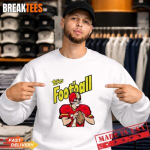 Topps Football Quarterback Caricature T-Shirt 3