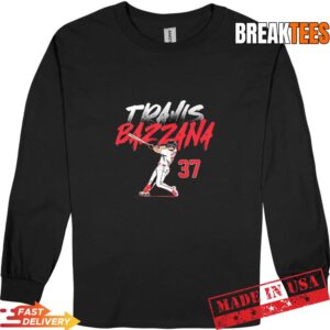 Travis Bazzana Cleveland Guardians MLB slugger swing number 37 T-Shirt 2
