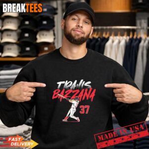 Travis Bazzana Cleveland Guardians MLB slugger swing number 37 T-Shirt 3