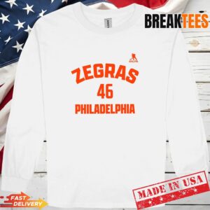 Trevor Zegras Name and Number Philadelphia Hockey Shirt 2