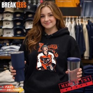 Trevor Zegras Screaming Philadelphia Flyers T-Shirt 1