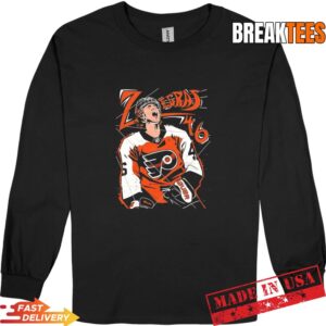 Trevor Zegras Screaming Philadelphia Flyers T-Shirt 2