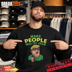 Trump CBD Make People Healthy Again Cannabis T-Shirt 3