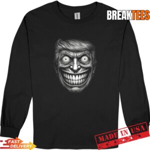 Trump Madman No Kings Crazy Eyed Comic Head Shirt 2
