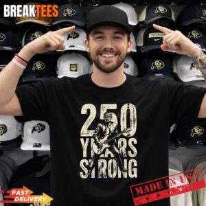 Trump Playing Guitar 250 Years Strong 250 Anniversary USA Shirt