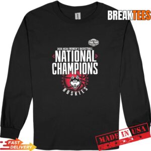 UConn Huskies 2026 NCAA Women's Basketball National Champions Locker Room Long Sleve