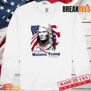 US First Lady Melania Trump Raf Collection US Flag T-Shirt 2