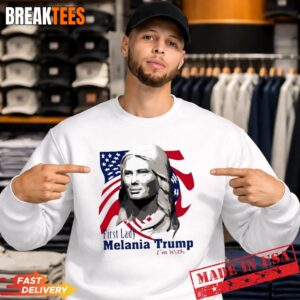 US First Lady Melania Trump Raf Collection US Flag T-Shirt 3