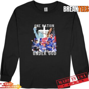 USA Team Baseball One Nation Under God Signatures Tee 2 USA Team Baseball One Nation Under God Signatures Long Sleve.jpg