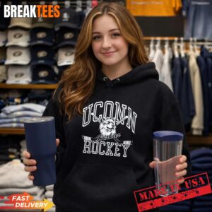 Uconn Huskies Vintage Hockey T-shirt 1