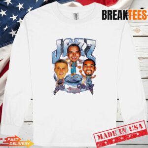 Utah Jazz NBA Western Conference Finals Champions 2007 caricature t-shirt 2