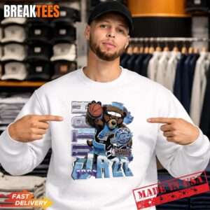 Utah Jazz NBA Western Conference Finals Champions 2007 mascot t-shirt 3