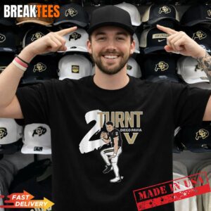 Vanderbilt Football Diego Pavia 2 Turnt Graphic Shirt