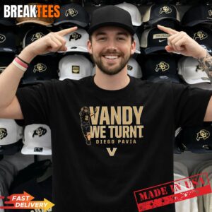 Vanderbilt Football Diego Pavia Vandy We Turnt Shirt