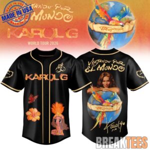 Viajando Por El Mundo Tropitour 2026 Limited Edition Black Jersey