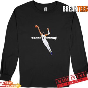 Victor Wembanyama he blocks among us San Antonio Spurs basketball T-Shirt 2