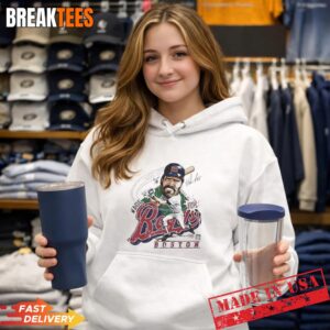 Wade Boggs Boston Red Sox Bruce Stark Signature T-Shirt 1