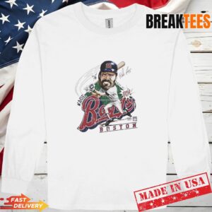 Wade Boggs Boston Red Sox Bruce Stark Signature T-Shirt 2