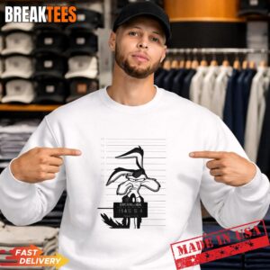 Wile E Coyote Looney Tunes mugshot T-Shirt 3