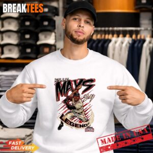 Willie Mays San Francisco Giants Baseball Legends T-Shirt 3