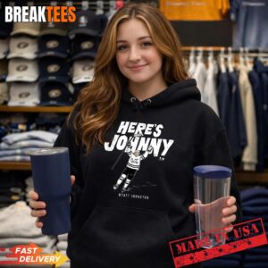 Wyatt Johnston Here's Johnny Dallas Hockey Shirt 1